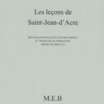 Leçons de Saint Jean d'Acre